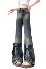 Y2K Punk Flare Jeans