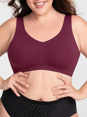 Airy Zero V-Neck Bra Fig Plus