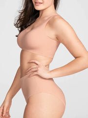 Airy Zero V-Neck Bra Rose+Tan