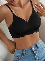 Hollow out Wireless Bra