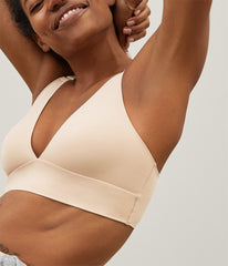 The Invisible Push Up Wireless Bra Light Tan