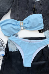 Light Blue Bikini Bottoms