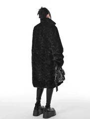 Punk Style Faux Fur Coat