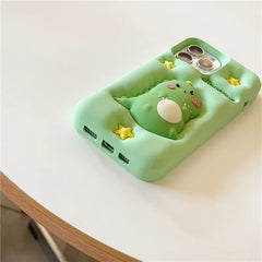 Kawaii Dinosaur iPhone Case