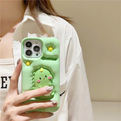 Kawaii Dinosaur iPhone Case