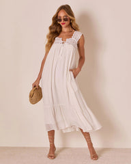 Cotton Sleeveless Nightdress