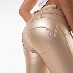 Cheeky Gold PU Butt Lift Pants