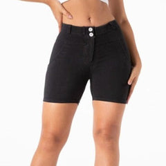 Cheeky Black Butt Lift Shorts