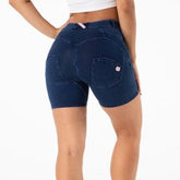 Cheeky Dark Blue Butt Lift Shorts
