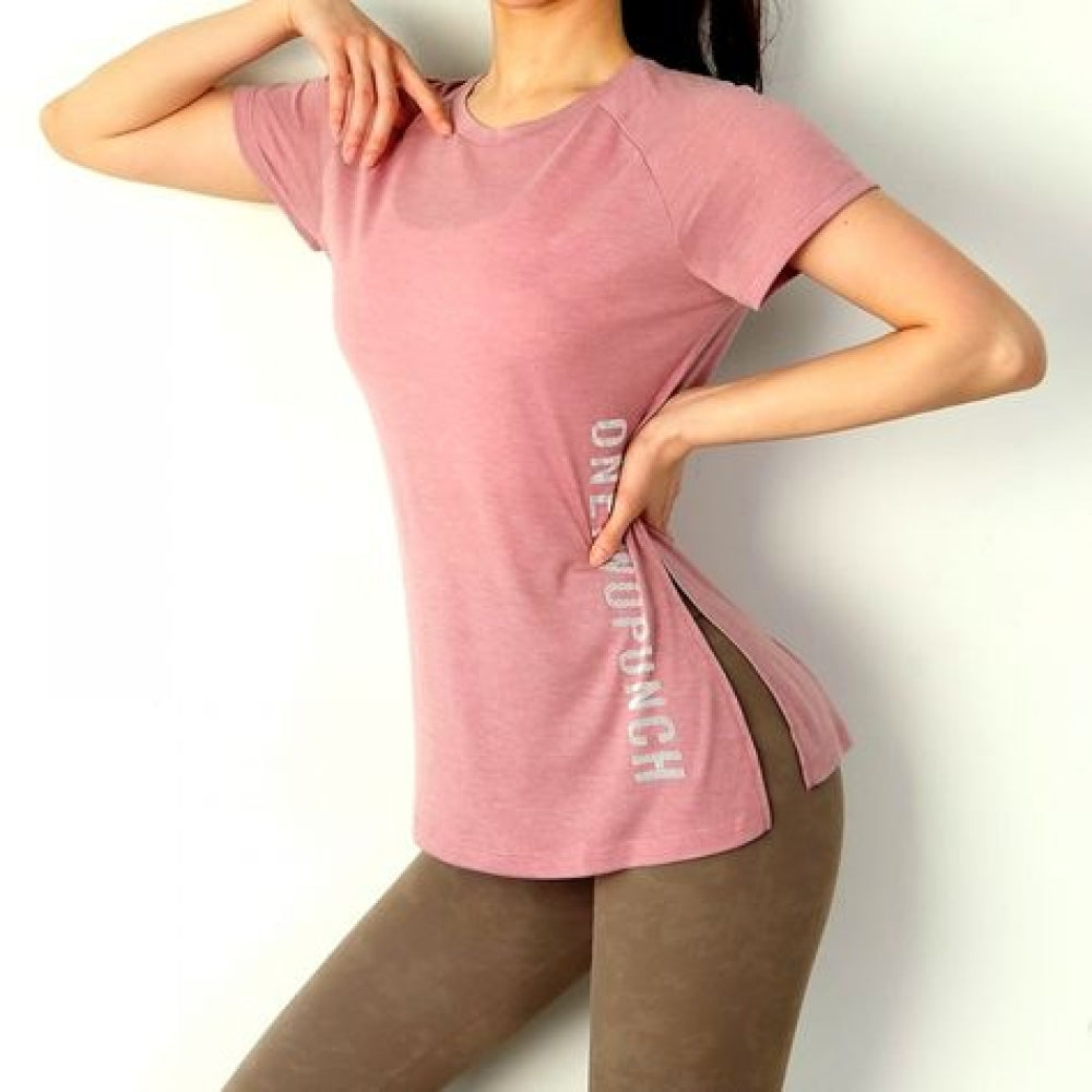 Loose Fit O-Neck Women's Sports & Yoga T-shirt