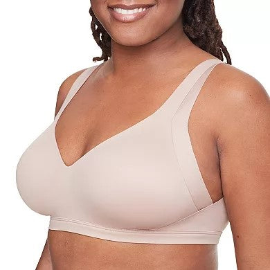 Underarm and Back-Smoothing Comfort Wireless Lightly Lined T-Shirt Bra Linen