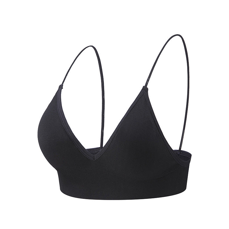 High Elasticity Spaghetti Straps Triangle Yoga Bra