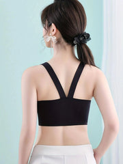Seamless Bra For Women That Lift, Shape, And Provide Support With No Wires, 3-row Hook-and-eye Closure For Comfortable Fit Black