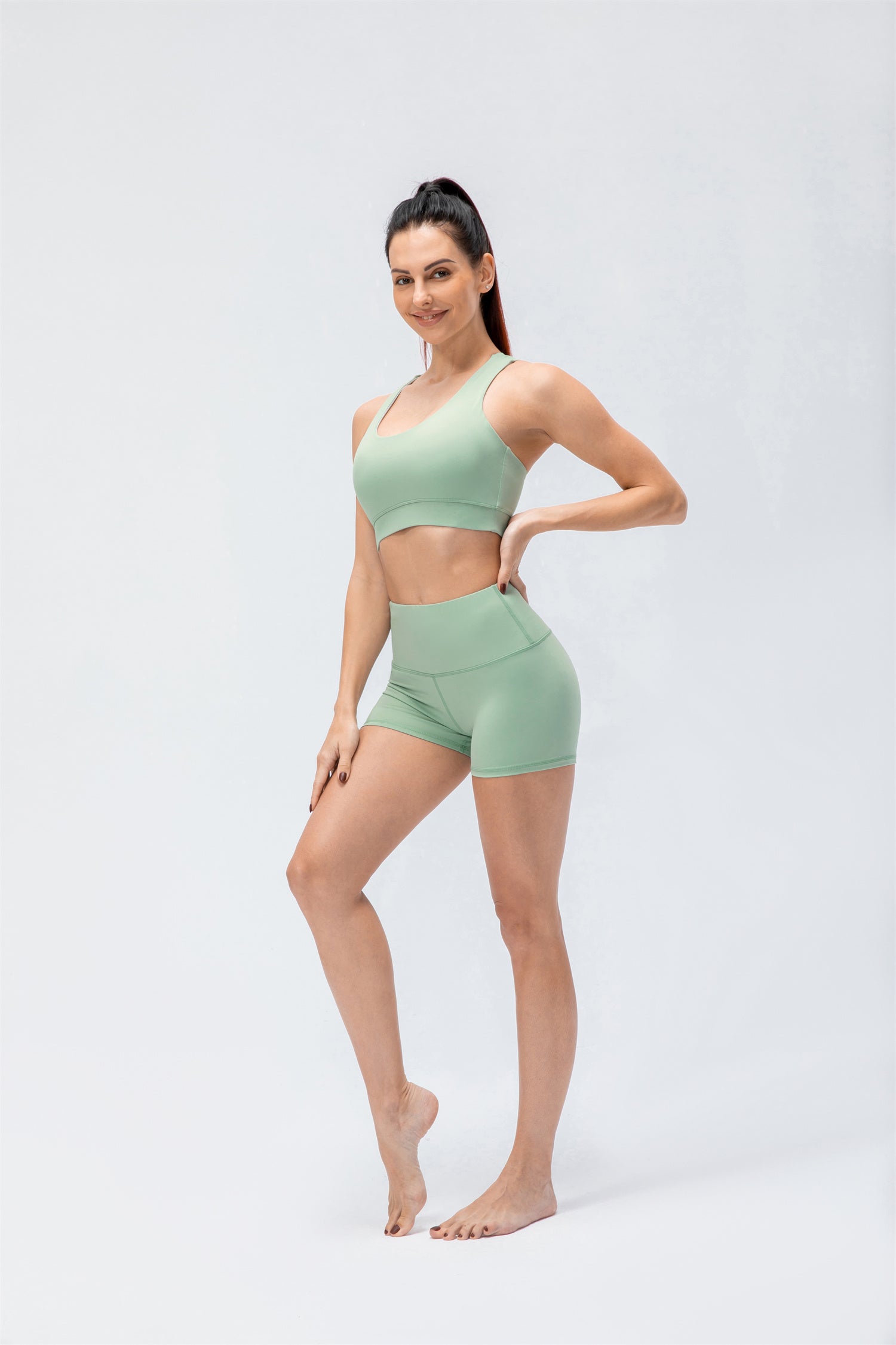 Sports Bra & Shorts Set- Attitude