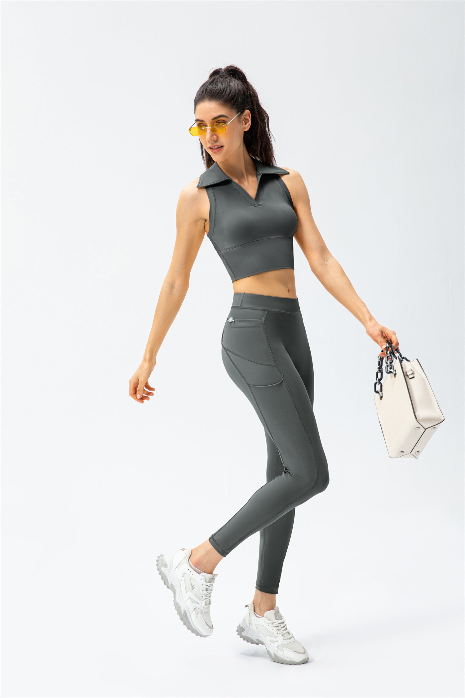 Sports Tank Top & leggings Set- Effect