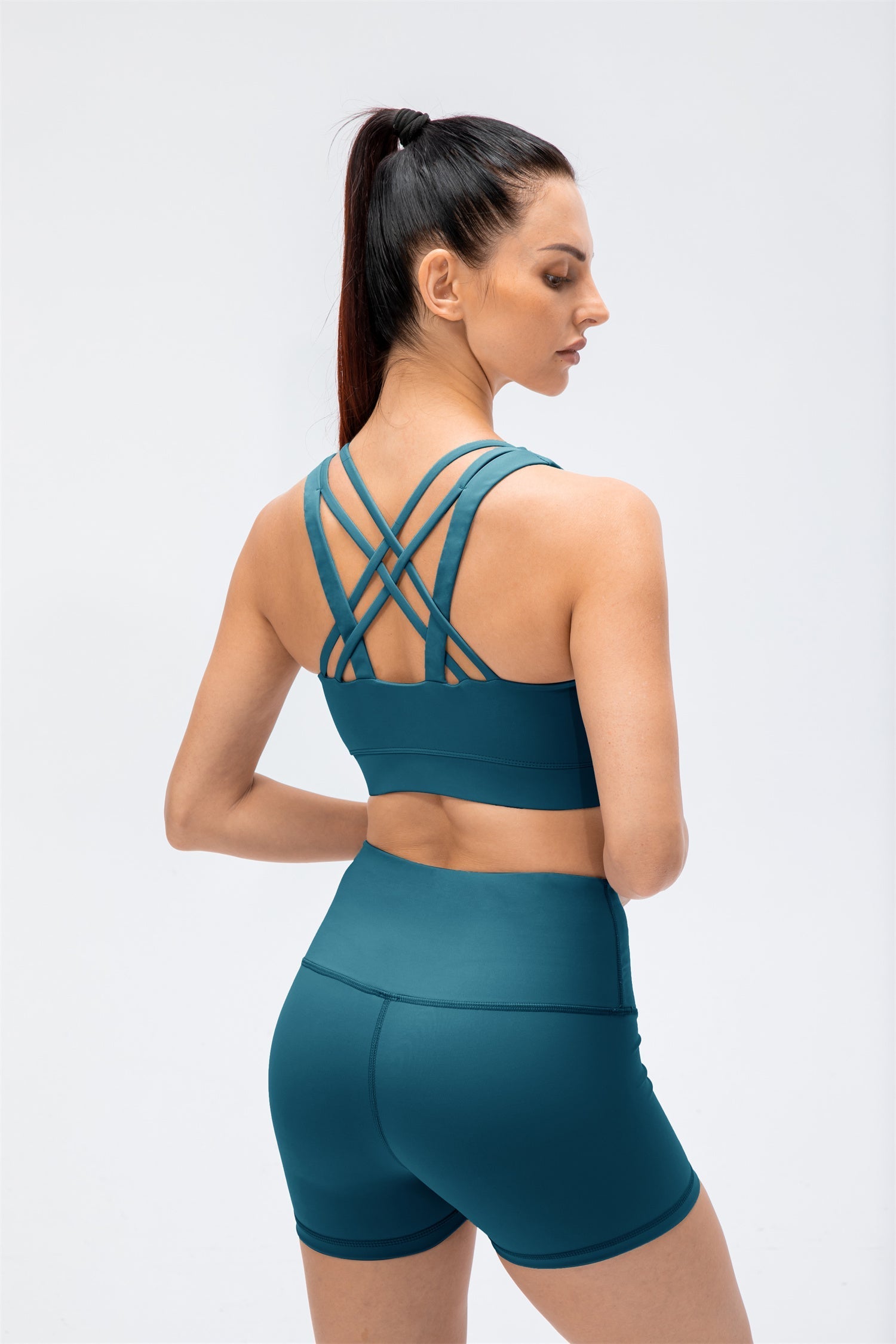 Sports Bra & Shorts Set- Attitude