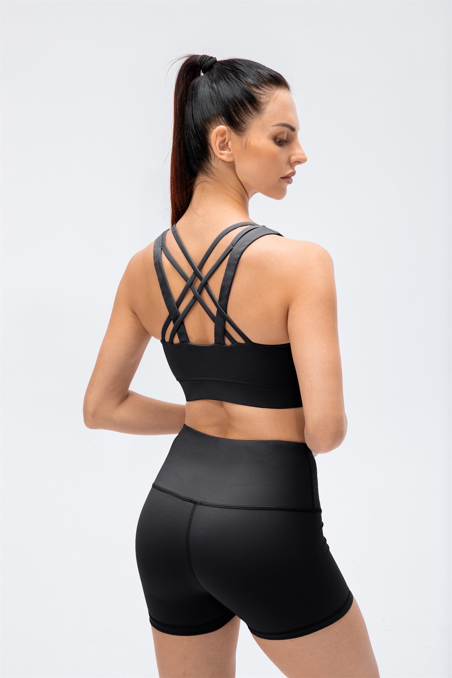 Sports Bra & Shorts Set- Attitude