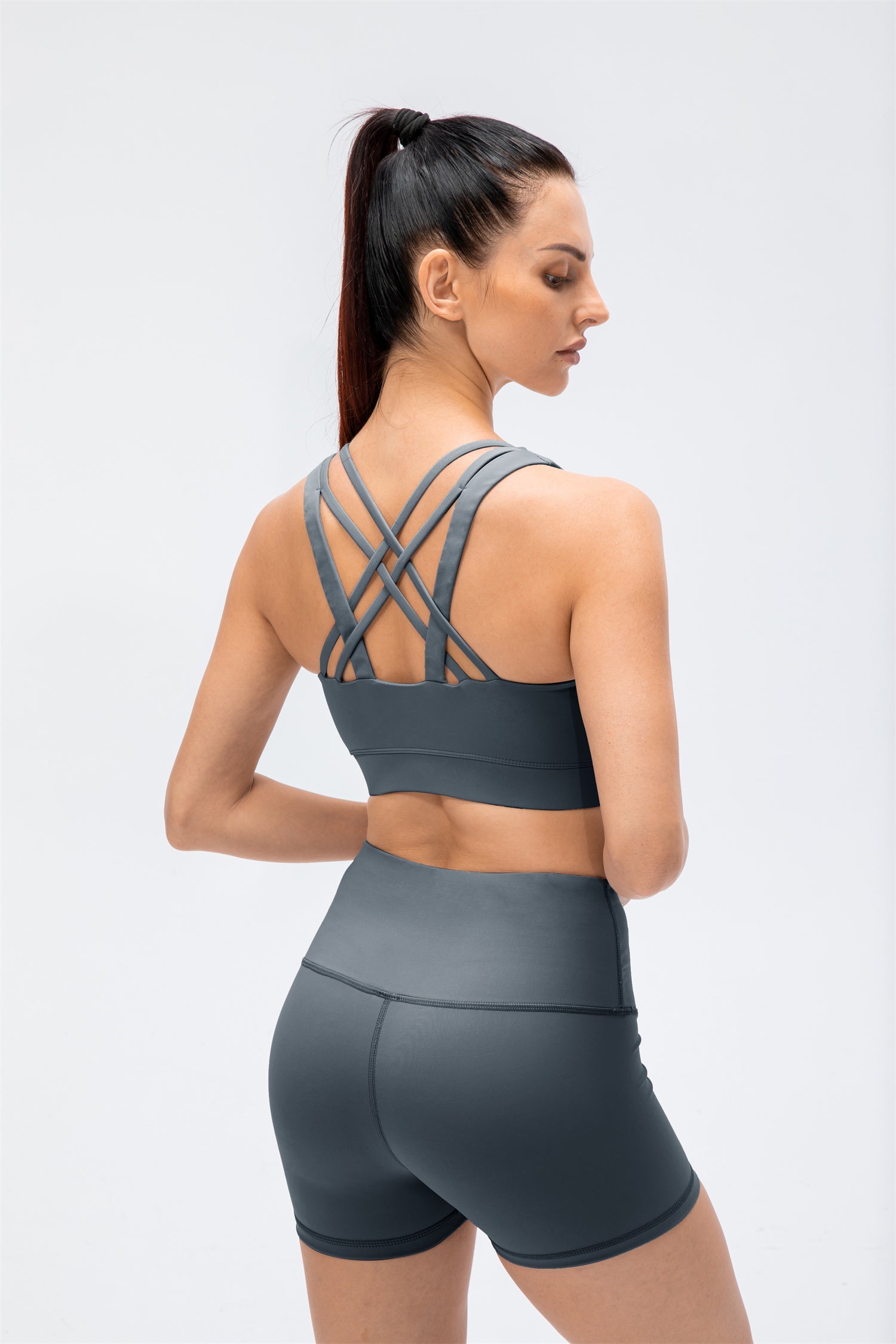 Sports Bra & Shorts Set- Attitude