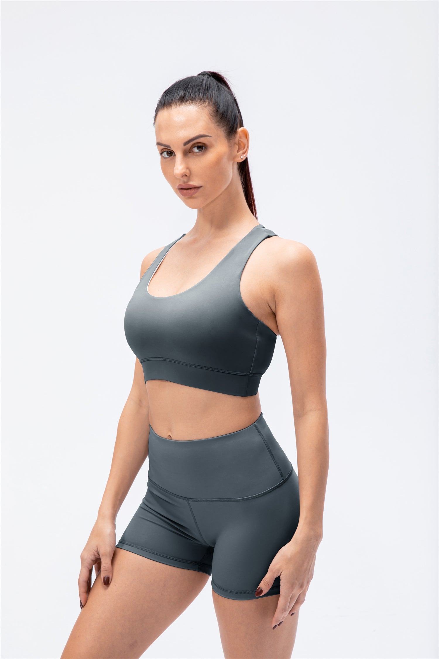 Sports Bra & Shorts Set- Attitude