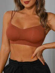 Seamless Wireless Removable Padded Bra Soft Daily Bras Yoga Sleep Leisure Bras