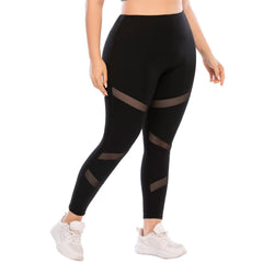 Plus Size Two Piece Printing Yoga Set