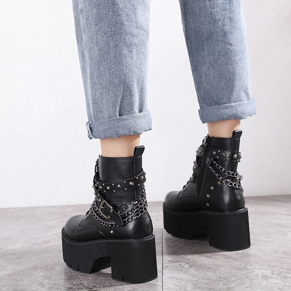 Gothic Style Aesthetic Boots
