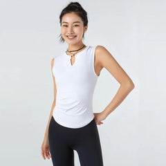 V-Neck Sleeveless Women's Yoga & Fitness Top