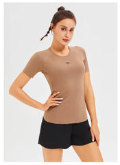 Women's Quick Drying Breathable Holes Yoga Top