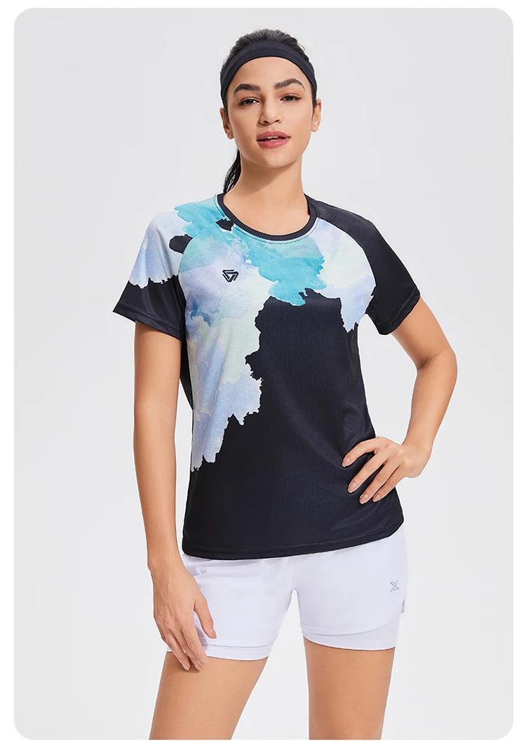 Printed Fitness Women's Yoga Top