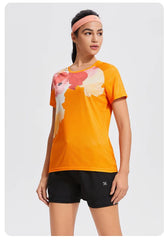 Printed Fitness Women's Yoga Top