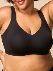 Plus Wireless Lounge Bra Black