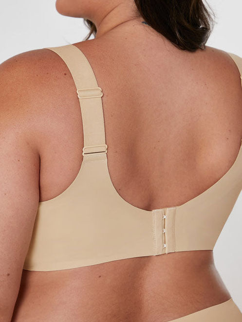 Plus Wireless Lounge Bra Tan