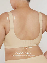 Plus Wireless Lounge Bra Beige
