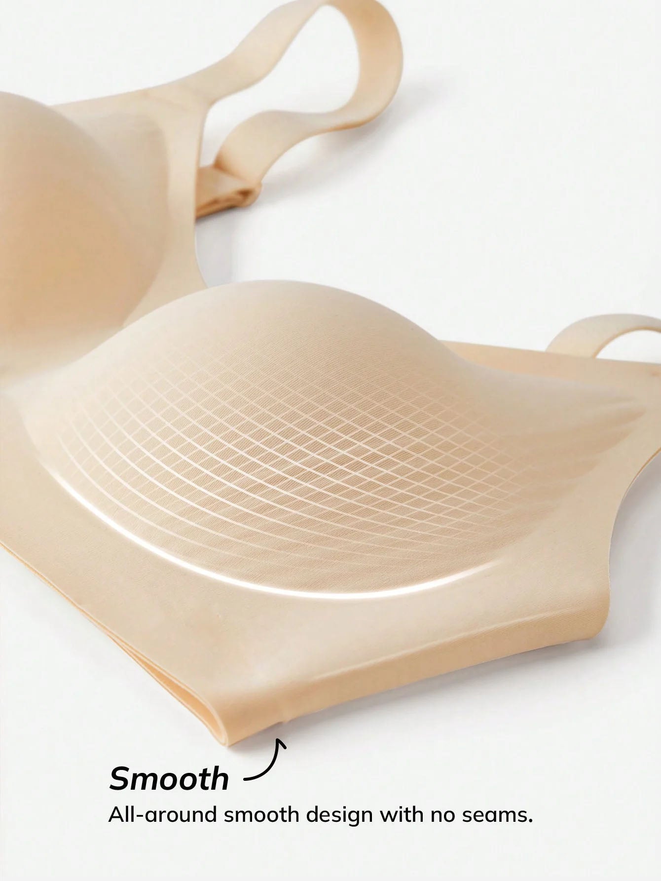 Plus Wireless Lounge Bra Beige