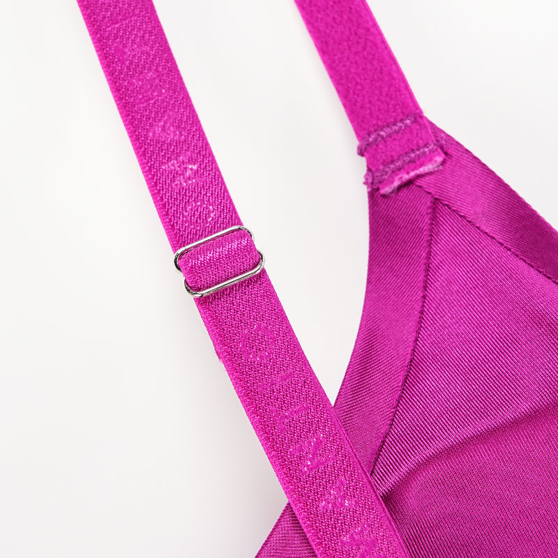 Non-marking Breathable Back Polymerization Wireless Bra