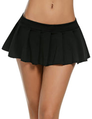 Avidlove Role Play Pleated Mini Skirt Ruffle Lingerie for Schoolgirl