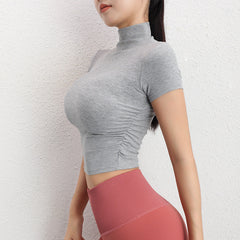 High Neck Women's Yoga & Fitness Top