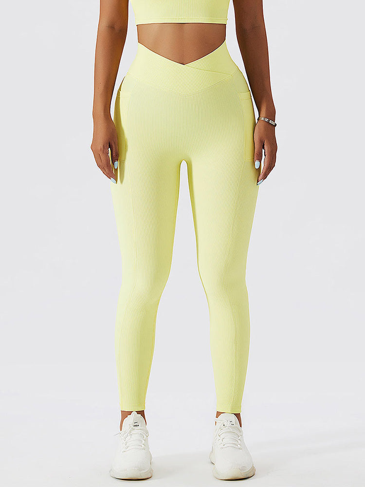 Live In Rib Crossover Pocket Leggings