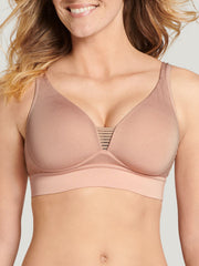 Supersoft Modal V-Neck Molded Cup Bra Lotus Petal