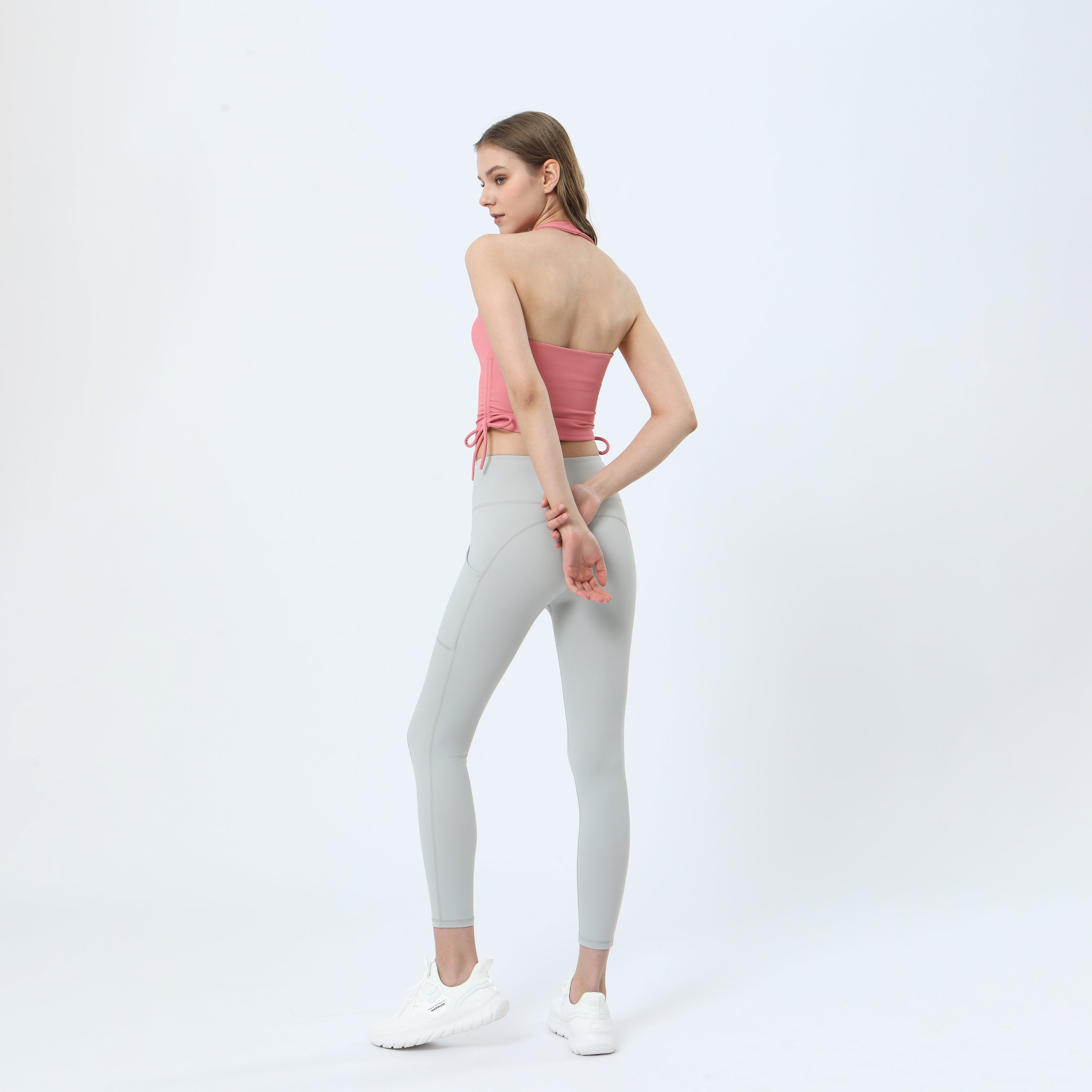 Halter Drawstring Tank Top
