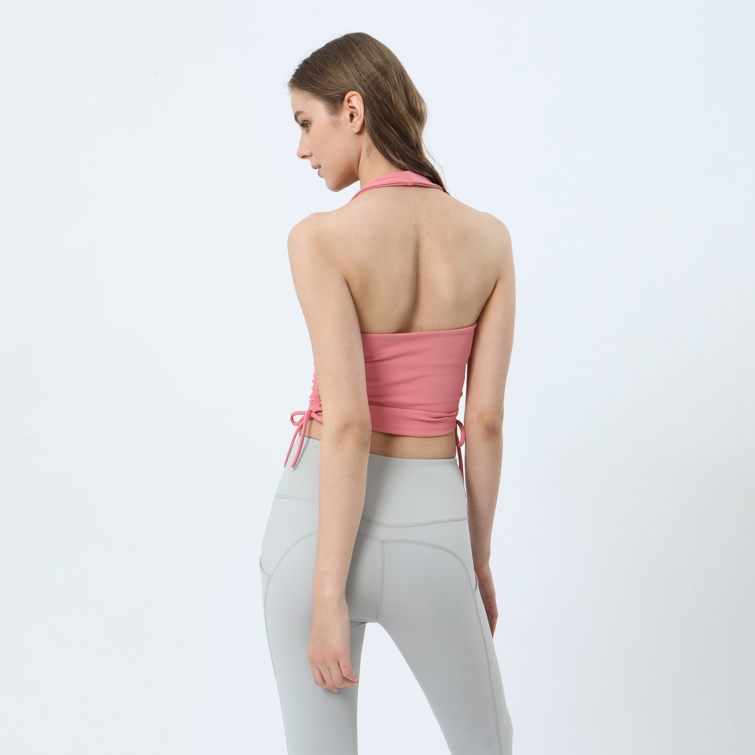 Halter Drawstring Tank Top
