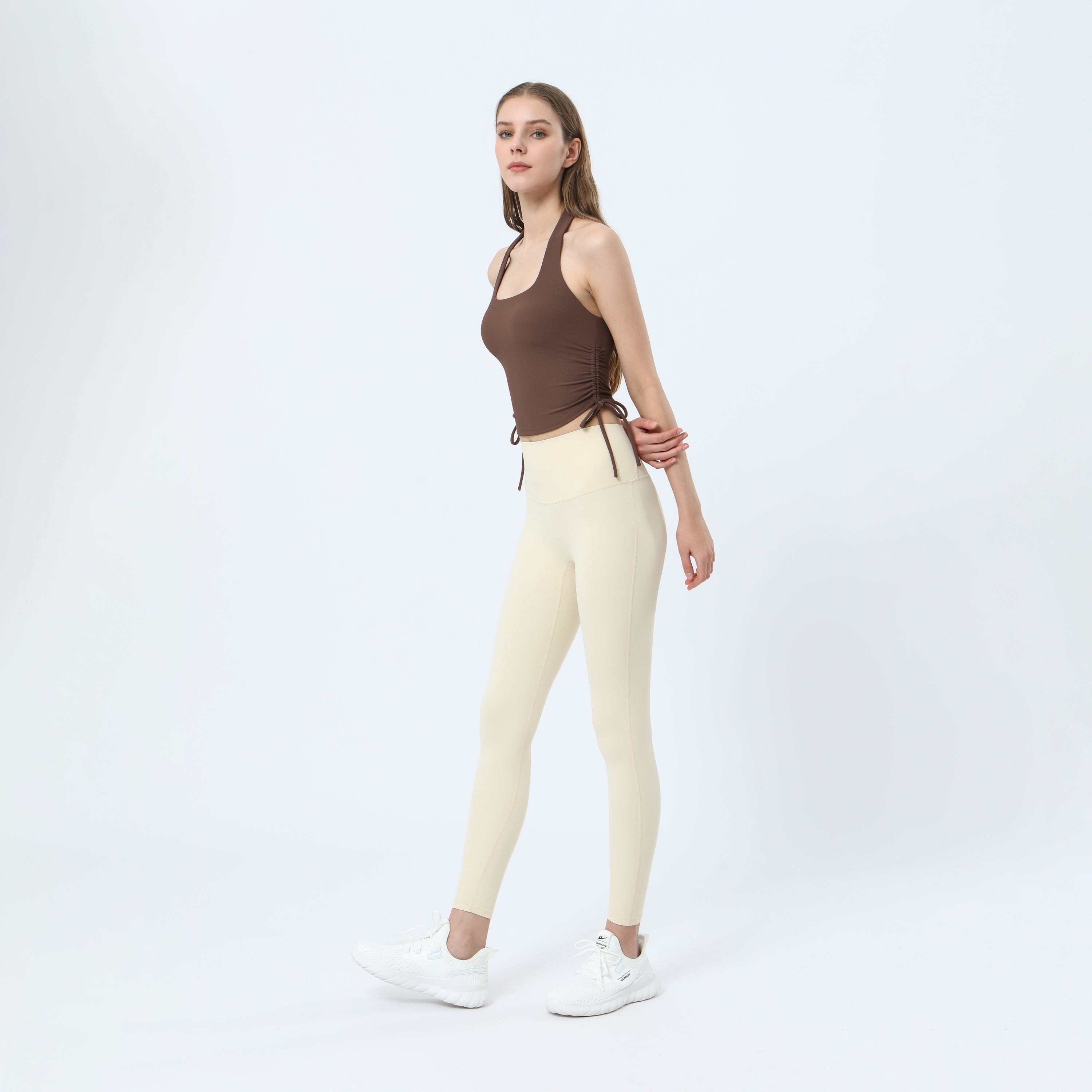 Halter Drawstring Tank Top