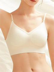 Backless Seamless U-Plunge Wireless Bra