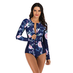 Long Sleeve Rash Guard Swimsuit Bathing Suits