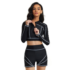 Long Sleeve Swimming Suit Sun Protection Beachwear