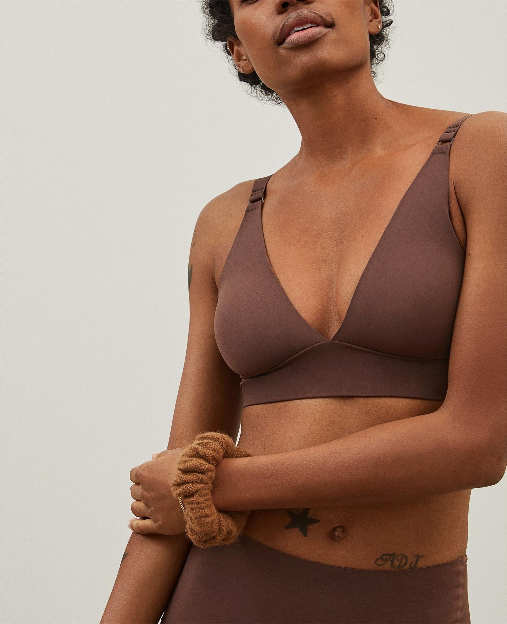 The Invisible Push Up Wireless Bra Tan
