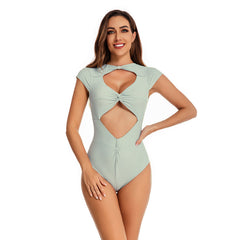 Cap Sleeve Surfing Swimsuits Bathing Suit