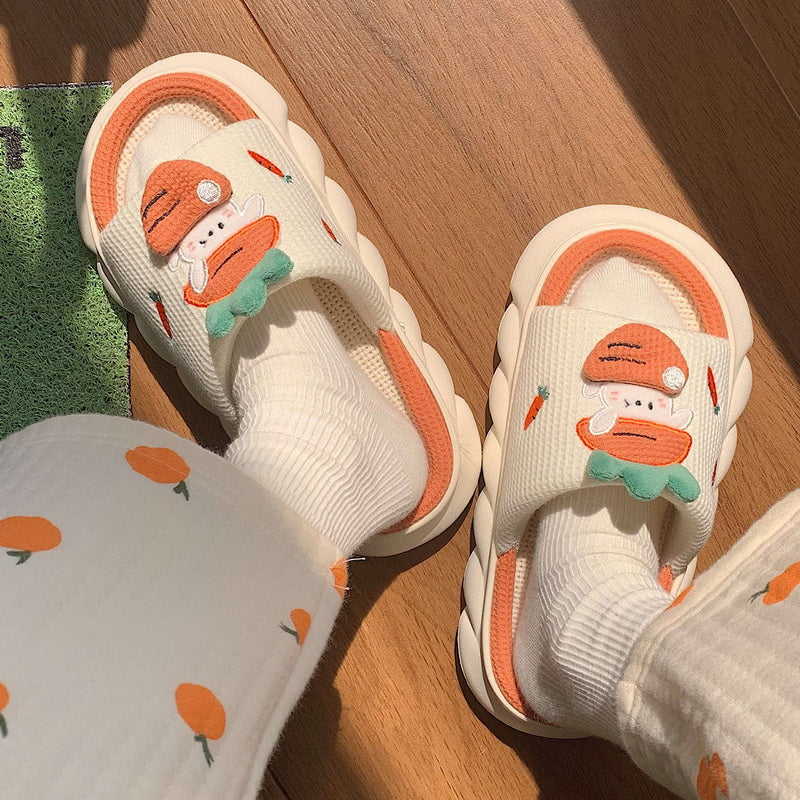 Kawaii Animals Platform Slippers