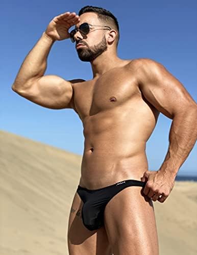 Avidlove Underwear Men's 4 Pack Classic Low Rise Stretchy Hip Briefs Bikini