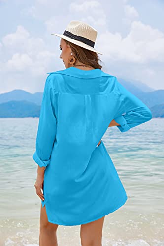 button-down Swim Beachwear